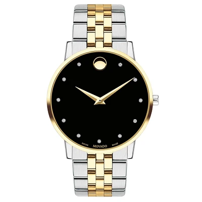 Movado Museum Classic Two-Tone Diamond Watch | 40mm | 0607202