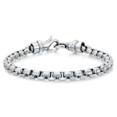 Men's Stainless Steel Chain Link Bracelet