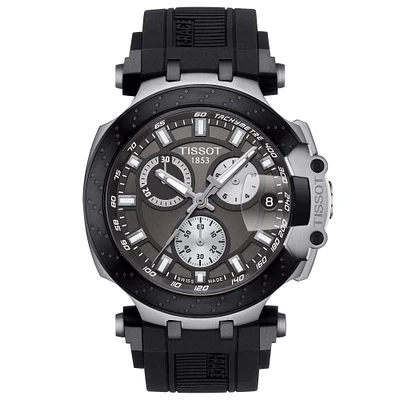 Men's Tissot T-Race Chronograph Black PVD Watch T1154172706100