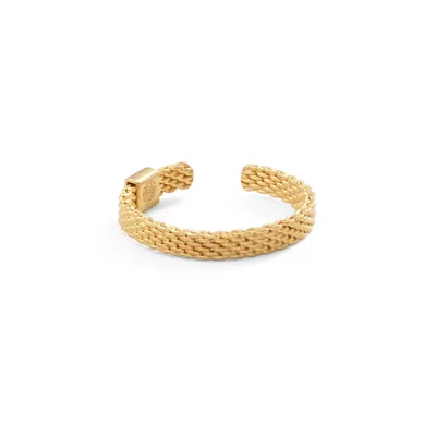 Metal Alchemist Moldable Mesh Ring | 14k Yellow Gold | 3mm