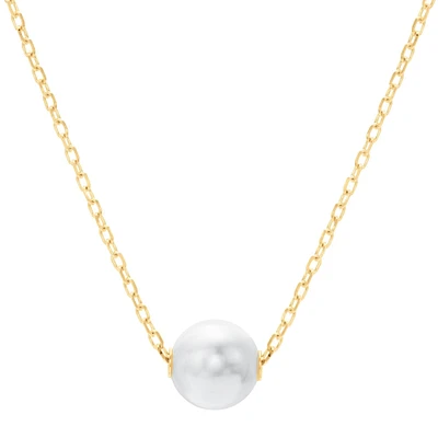 MIKIMOTO Akoya Cultured Pearl Pendant in Yellow Gold