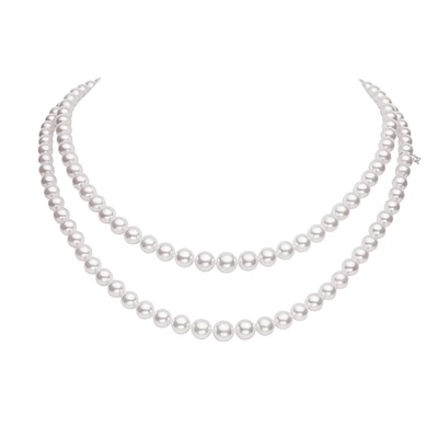 MIKIMOTO Everyday Essentials Akoya Cultured Pearl Double Strand Necklace