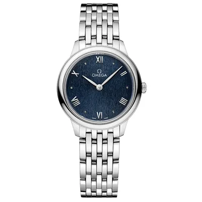 OMEGA De Ville Prestige Quartz Blue Dial Stainless Steel Watch | 27.5mm | O43410286003002