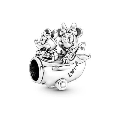 Pandora - Disney, Mickey Mouse & Minnie Mouse Airplane Charm