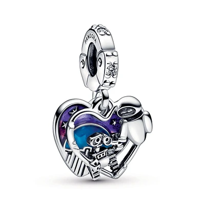 Pandora - Disney, Pixar Wall-E & Eve Glow-in-the-dark Dangle Charm