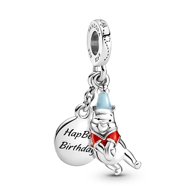 Pandora - Disney, Winnie the Pooh Birthday Dangle Charm