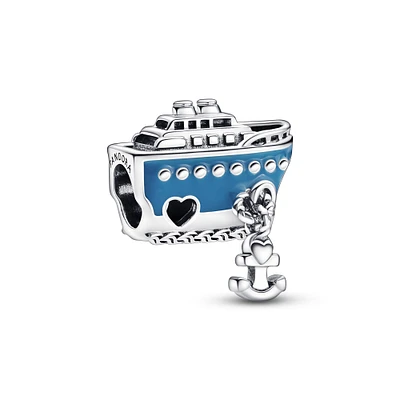 Pandora Anchored Cruise Ship Charm