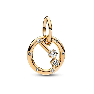 Pandora Aries Zodiac Dangle Charm | Gold-Plated