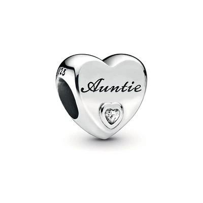 Pandora Auntie Love Heart Charm