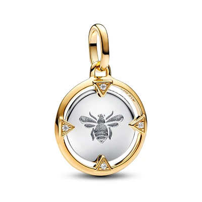 Pandora Bee Gold-Plated Medallion Charm