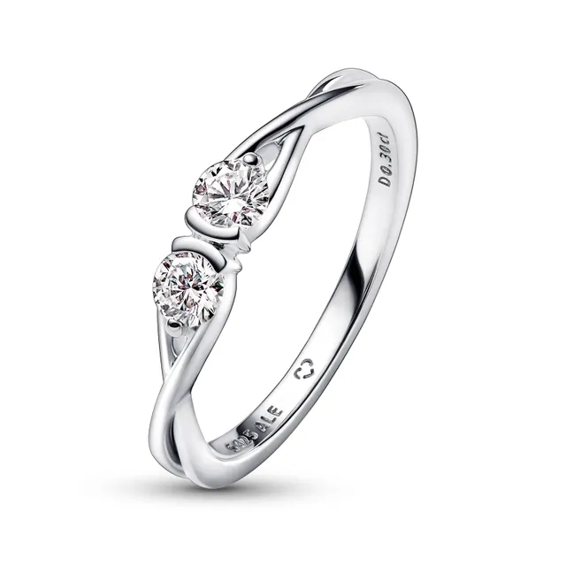 Pandora Infinite Lab-grown Diamond Ring 0.15 carat tw Sterling Silver