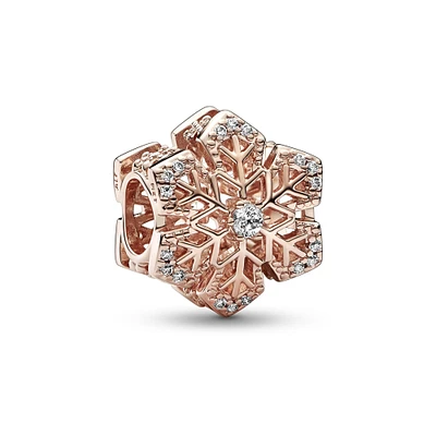 Pandora Festive Snowflake Charm | Rose Gold-Plated