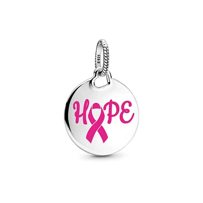 Pandora Hope Pink Ribbon Pendant