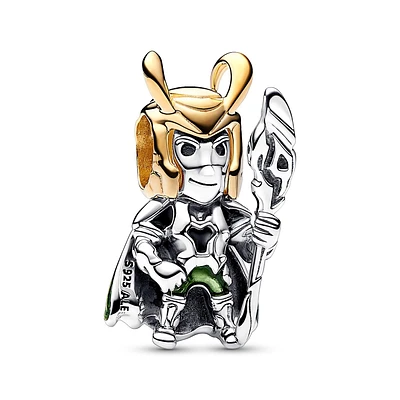 Pandora Marvel Loki Charm | Gold-Plated