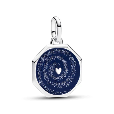 Pandora ME Galaxy Heart Medallion Charm