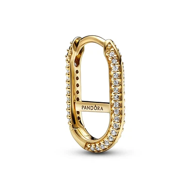 Pandora ME Single Pavé Link Earring | Gold-Plated