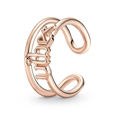 Pandora ME Vibes Open Ring, Rose Gold-Plated
