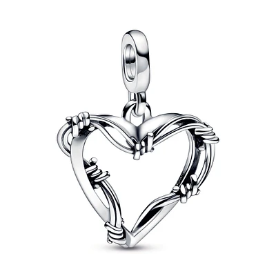 Pandora ME Wire Heart Medallion