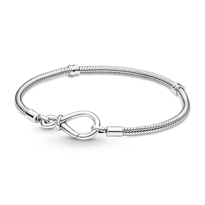 Pandora Moments Infinity Knot Snake Chain Bracelet