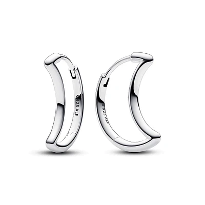 Pandora Moon Hoop Earrings