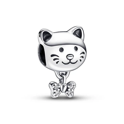 Pandora Pet Cat & Bow Charm