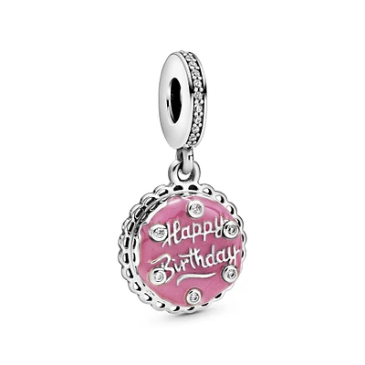 Pandora Pink Birthday Cake Dangle Charm