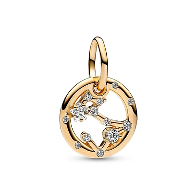 Pandora Pisces Zodiac Dangle Charm | Gold-Plated