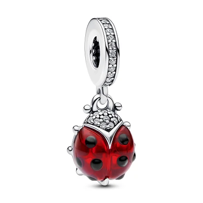 Pandora Red Ladybird Dangle Charm