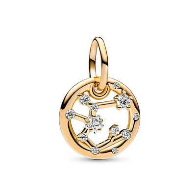 Pandora Sagittarius Zodiac Dangle Charm | Gold-Plated