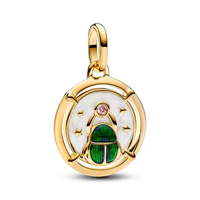 Pandora Scarab Beetle Gold-Plated Medallion Charm