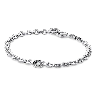 Pandora Signature Pavé Bold Chain Bracelet