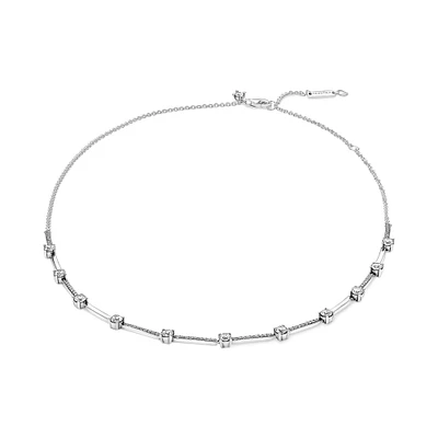 Pandora Sparkling Pavé Collier Bars Necklace