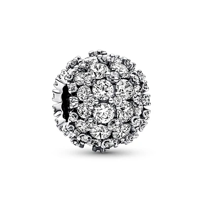 Pandora Sparkling Pavé Round Charm