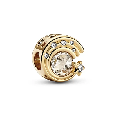 Pandora Sparkling Shooting Star Charm, Gold-Plated