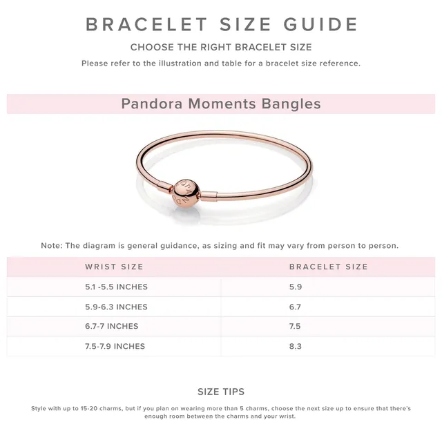Pandora PANDORA Rose Smooth Bracelet - 17 cm / 6.7 in
