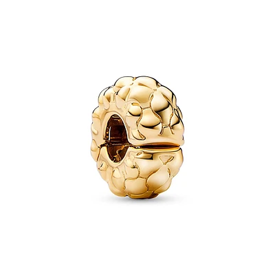 Pandora Studded Clip Charm | Gold-Plated