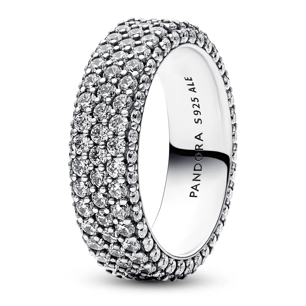 Pandora Triple Band Pavé CZ Ring