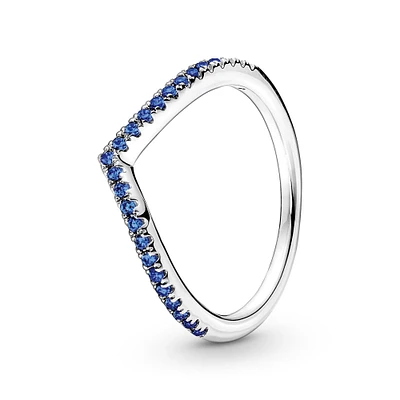 Pandora Timeless Wish Sparkling Blue Ring