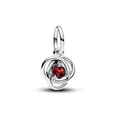 Pandora True Red Eternity Circle Dangle Charm