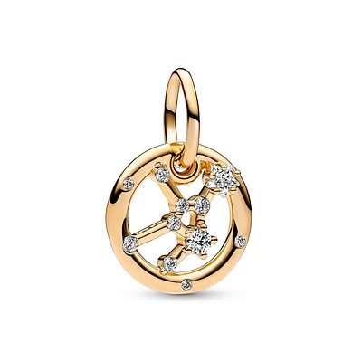 Pandora Virgo Zodiac Dangle Charm | Gold-Plated