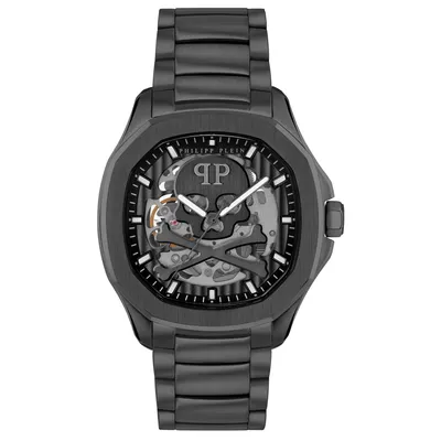 Philipp Plein Philipp Black Ion-Plated Bracelet Watch | 42mm | PWRAA0423