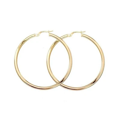 Roberto Coin The Perfect Hoop Yellow Gold Earrings