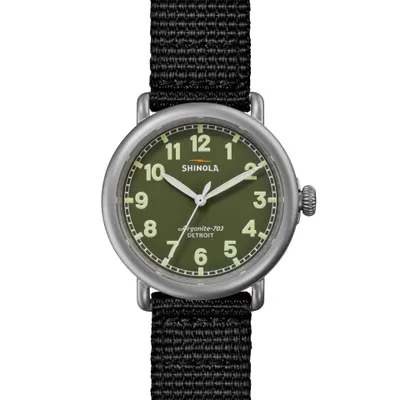 Shinola The Runwell Field Special Edition Black Nylon Strap Watch | 41mm | S0120247278