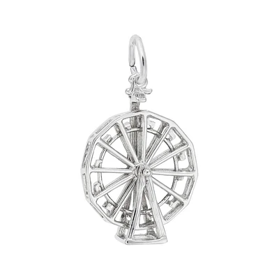 Sterling Silver Ferris Wheel 3D Charm