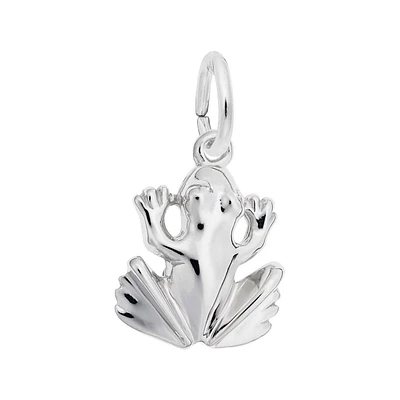 Sterling Silver Frog 3D Charm