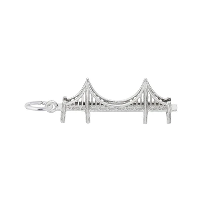 Sterling Silver Golden Gate Bridge 3D Charm