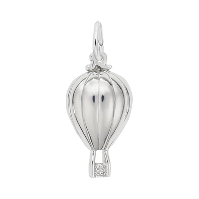 Sterling Silver Hot Air Balloon 3D Charm