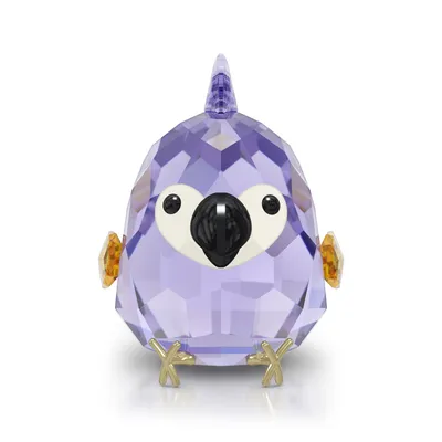 Swarovski Crystal All you Need are Birds Purple Macaw Figurine