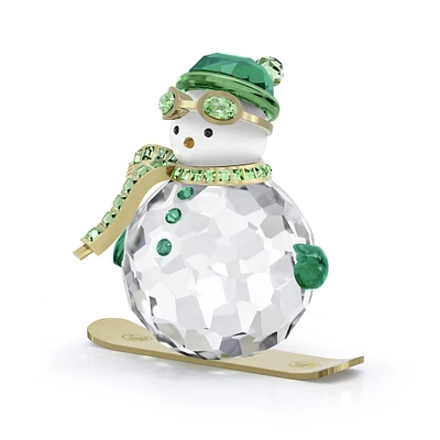 Swarovski Crystal Holiday Cheers Dulcis Snowman Figurine