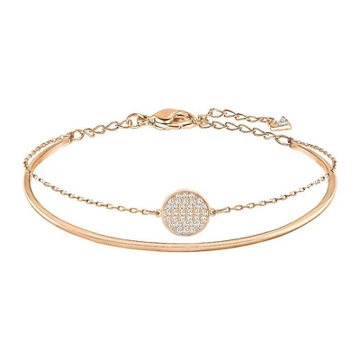 Swarovski Ginger Rose Gold-Tone Bracelet